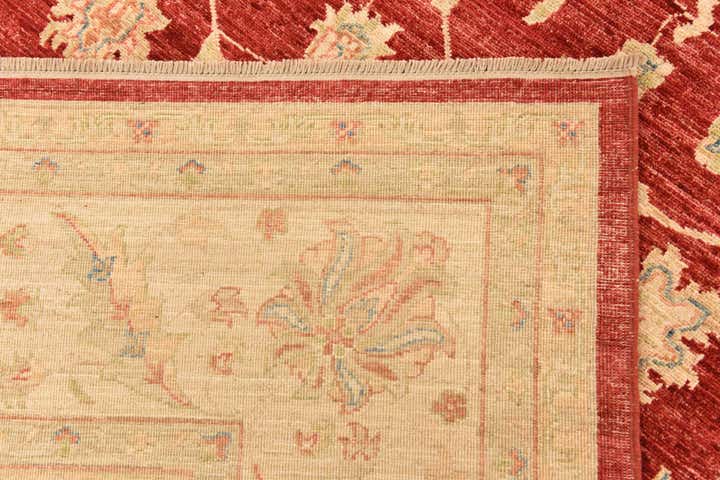 8' 3 x 9' 9 Hand Knotted Peshawar Ziegler Rug