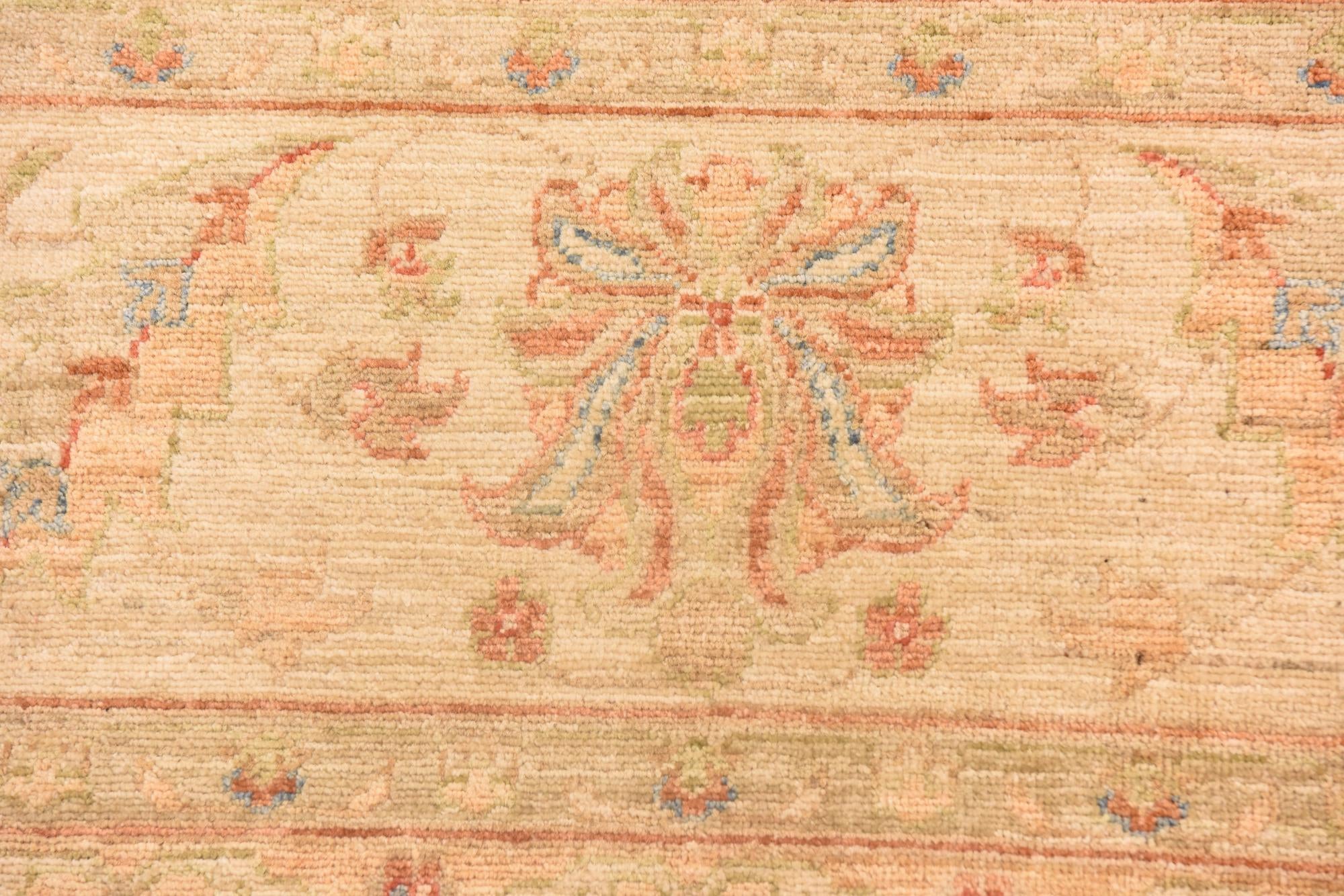 8' 3 x 9' 9 Hand Knotted Peshawar Ziegler Rug