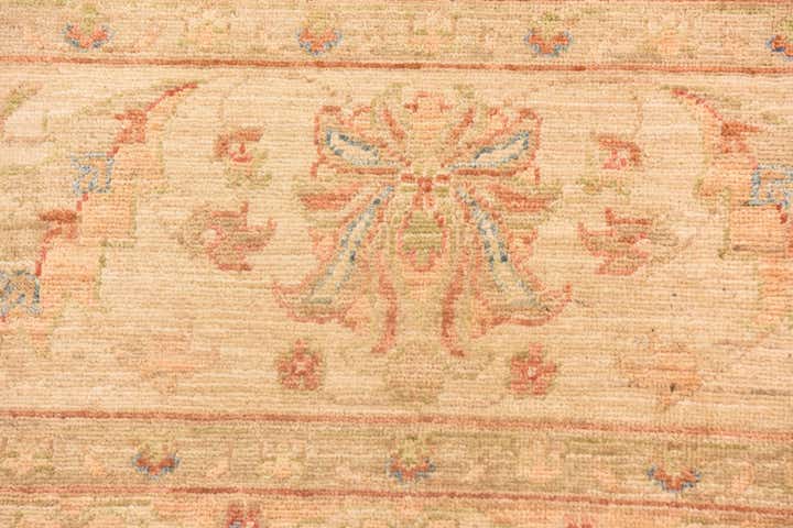 8' 3 x 9' 9 Hand Knotted Peshawar Ziegler Rug