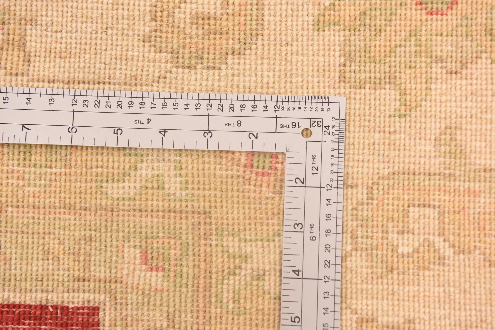 8' 2 x 9' 8 Hand Knotted Peshawar Ziegler Rug