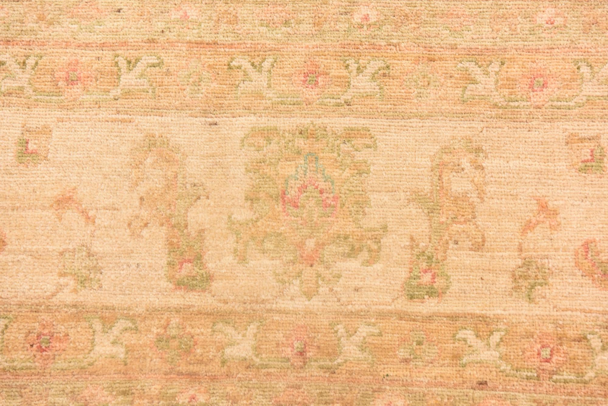 8' 2 x 9' 8 Hand Knotted Peshawar Ziegler Rug
