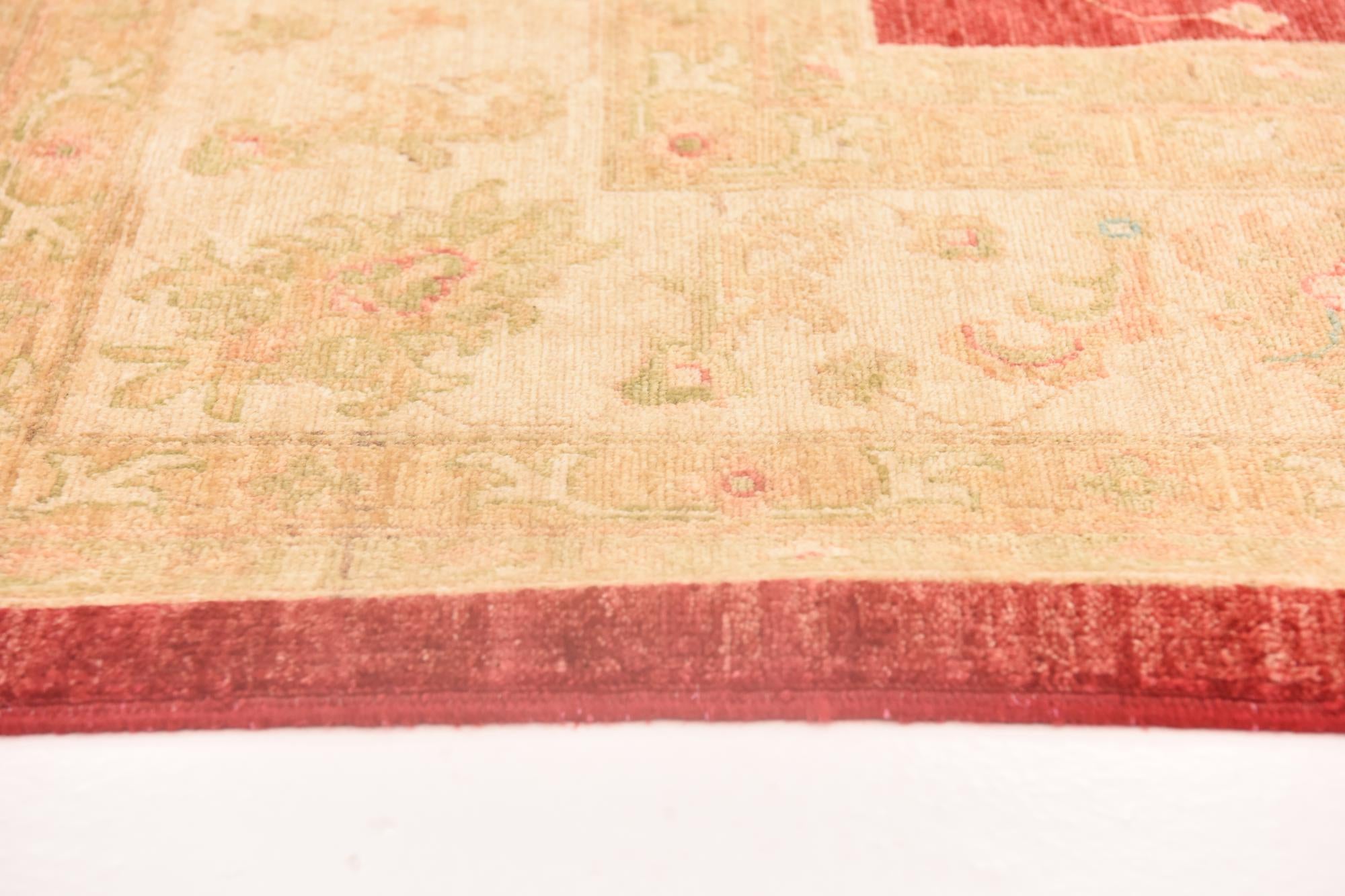 8' 2 x 9' 8 Hand Knotted Peshawar Ziegler Rug