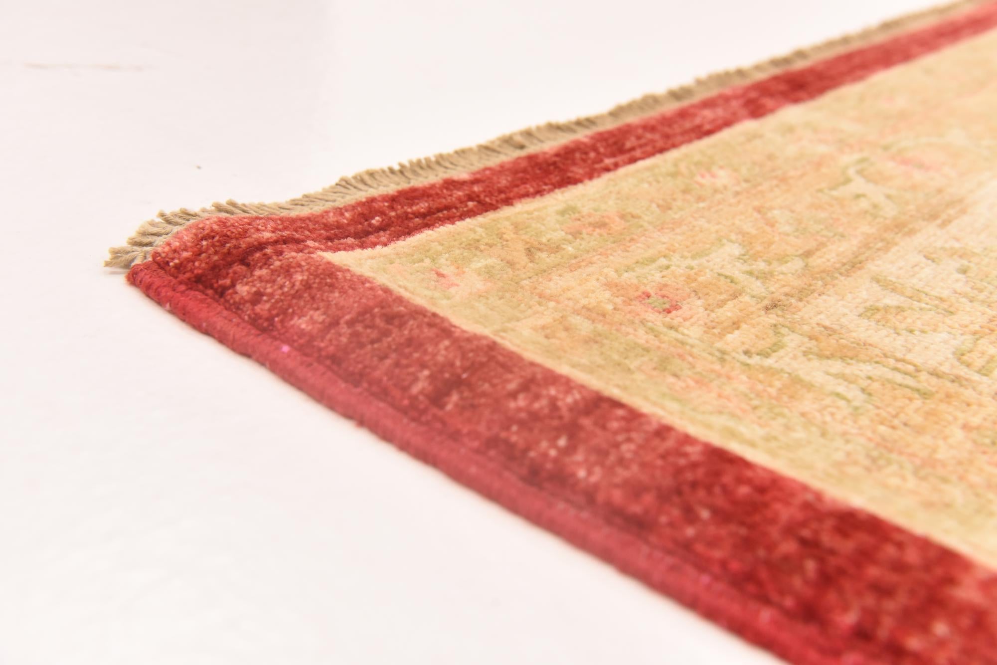 8' 2 x 9' 8 Hand Knotted Peshawar Ziegler Rug