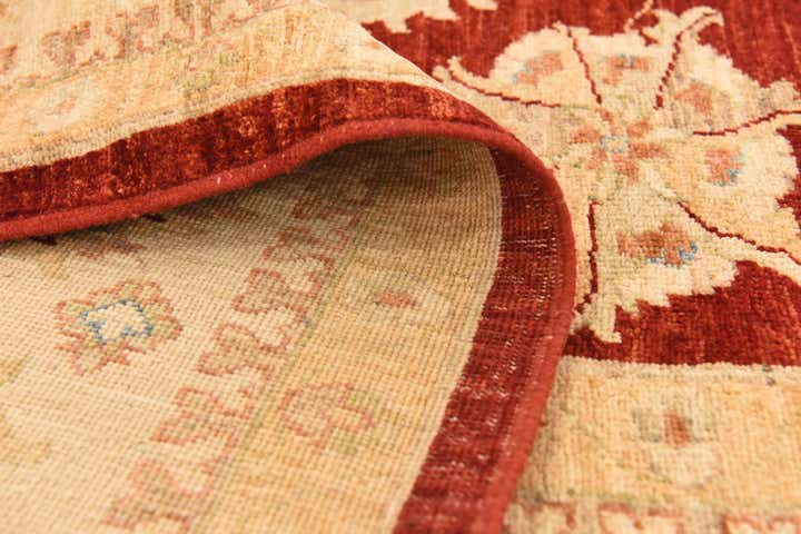8' 3 x 9' 3 Hand Knotted Peshawar Ziegler Rug
