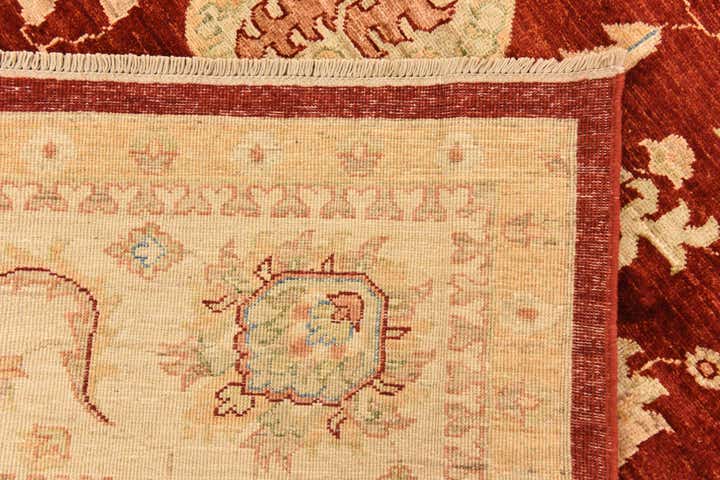 8' 3 x 9' 3 Hand Knotted Peshawar Ziegler Rug