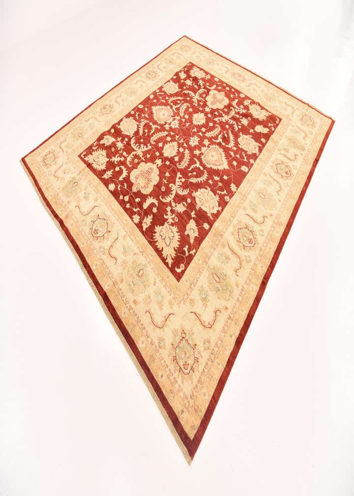 8' 3 x 9' 3 Hand Knotted Peshawar Ziegler Rug
