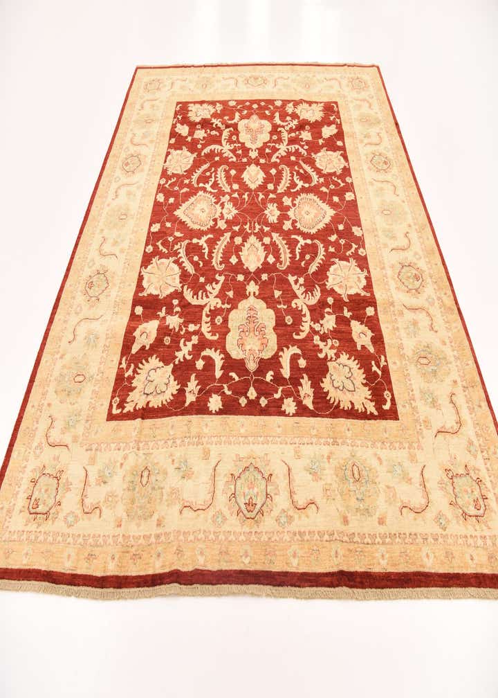 8' 3 x 9' 3 Hand Knotted Peshawar Ziegler Rug