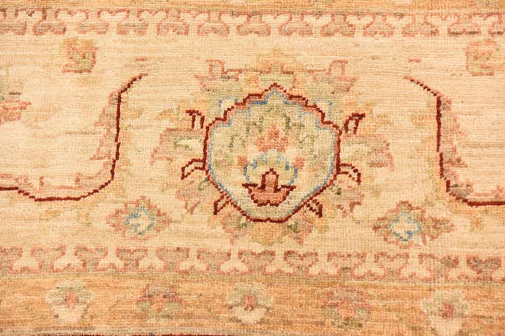 8' 3 x 9' 3 Hand Knotted Peshawar Ziegler Rug