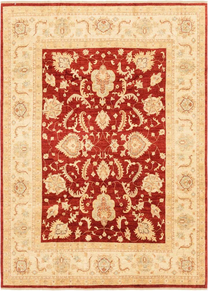8' 3 x 9' 3 Hand Knotted Peshawar Ziegler Rug