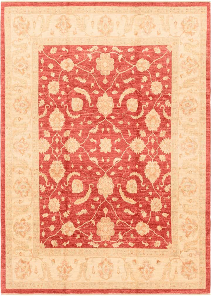 8' 3 x 9' 10 Hand Knotted Peshawar Ziegler Rug