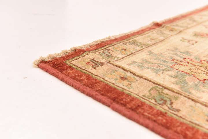8' 4 x 9' 9 Hand Knotted Peshawar Ziegler Rug