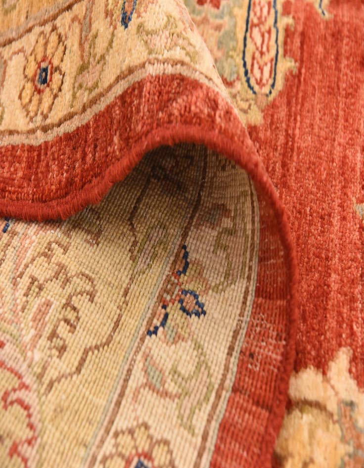 Detail image of 8' 2 x 10' 2  Hand Knotted Peshawar Ziegler Rug
