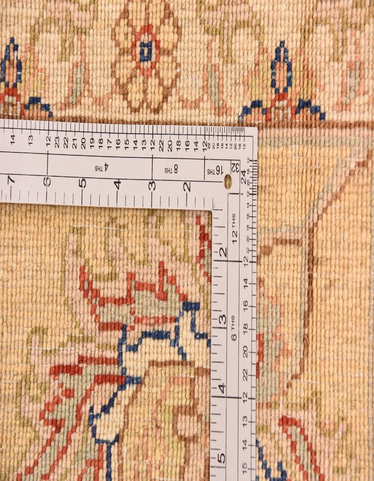 Detail image of 8' 2 x 10' 2  Hand Knotted Peshawar Ziegler Rug