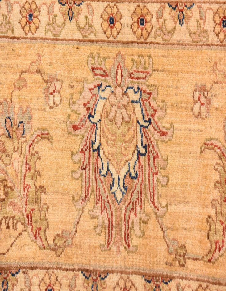 Detail image of 8' 2 x 10' 2  Hand Knotted Peshawar Ziegler Rug
