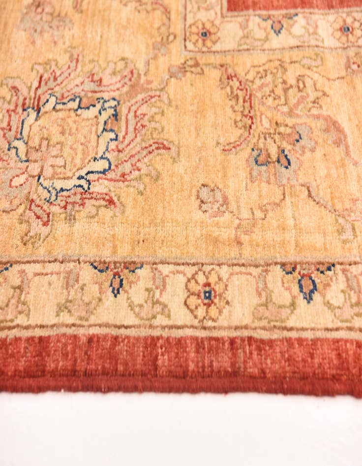 Detail image of 8' 2 x 10' 2  Hand Knotted Peshawar Ziegler Rug