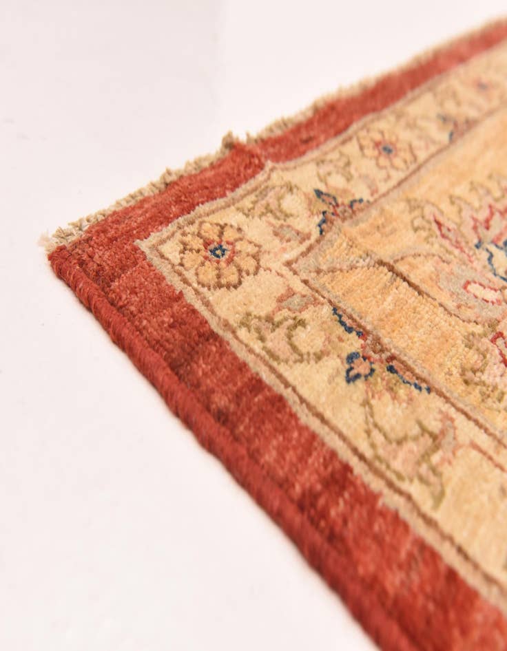 Detail image of 8' 2 x 10' 2  Hand Knotted Peshawar Ziegler Rug