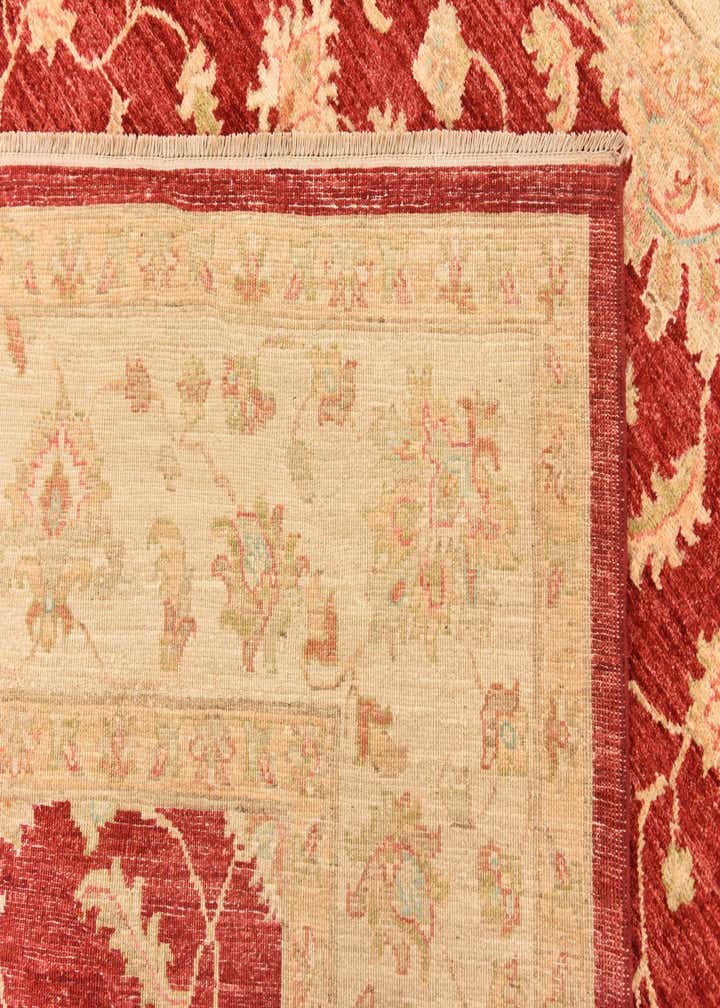 8' 1 x 9' 7 Hand Knotted Peshawar Ziegler Rug