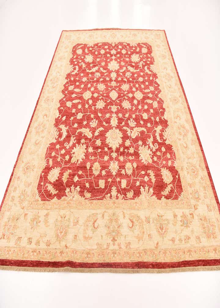 8' 1 x 9' 7 Hand Knotted Peshawar Ziegler Rug