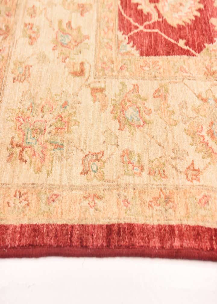 8' 1 x 9' 7 Hand Knotted Peshawar Ziegler Rug