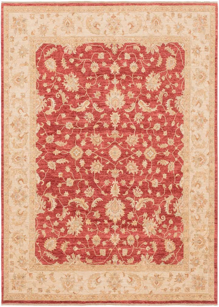 8' 1 x 9' 7 Hand Knotted Peshawar Ziegler Rug