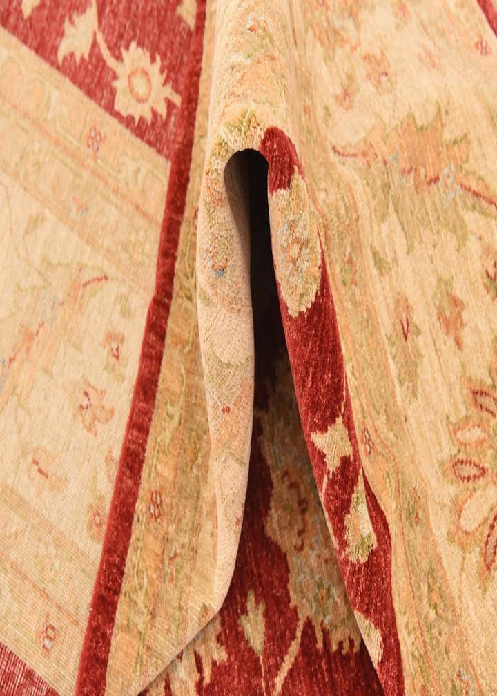 8' 3 x 9' 8 Hand Knotted Peshawar Ziegler Rug