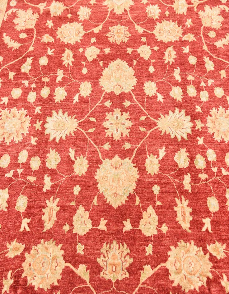 Detail image of 8' 3 x 9' 8 Hand Knotted Peshawar Ziegler Rug
