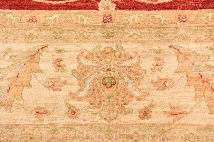 8' 3 x 9' 8 Hand Knotted Peshawar Ziegler Rug