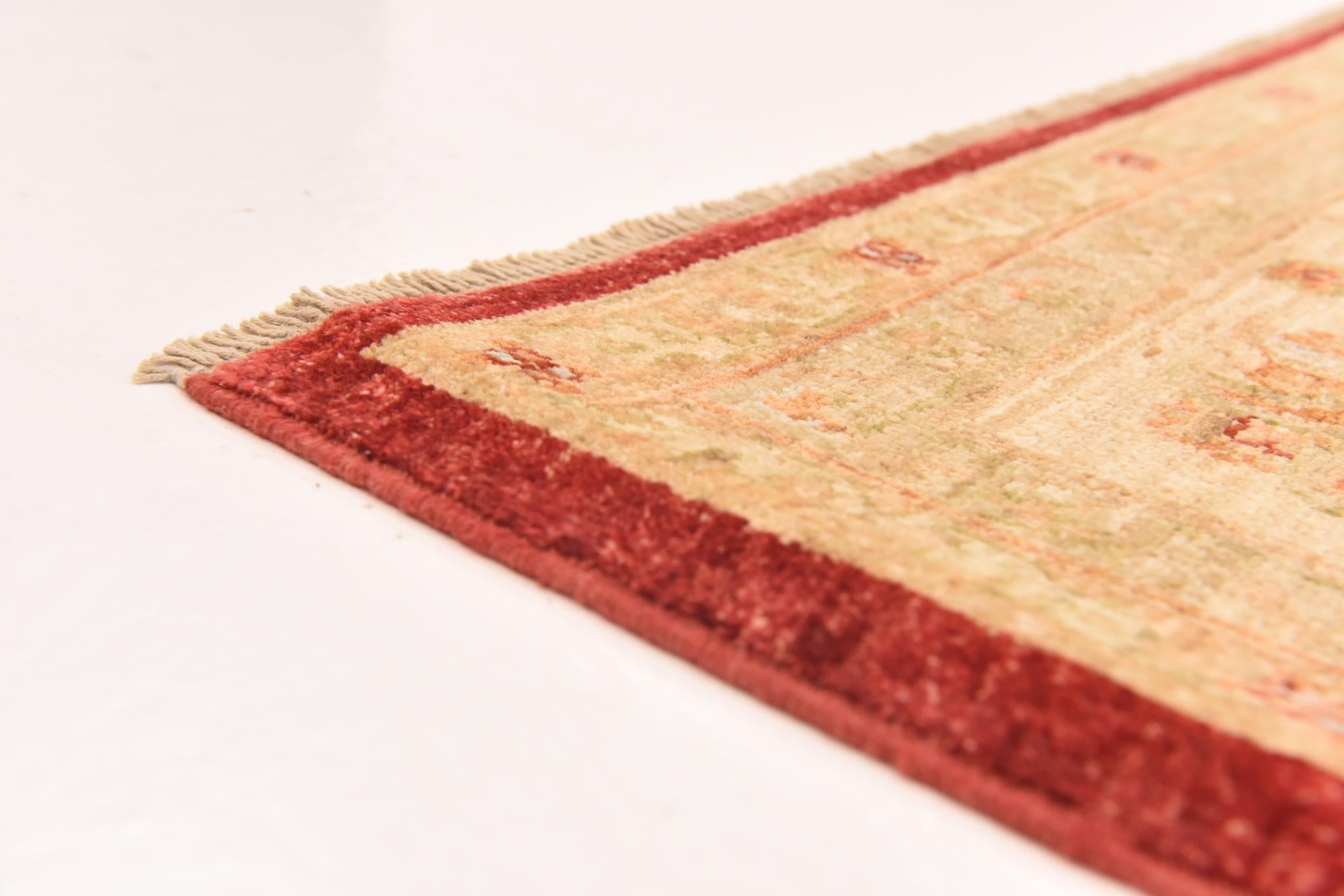 8' 3 x 9' 8 Hand Knotted Peshawar Ziegler Rug