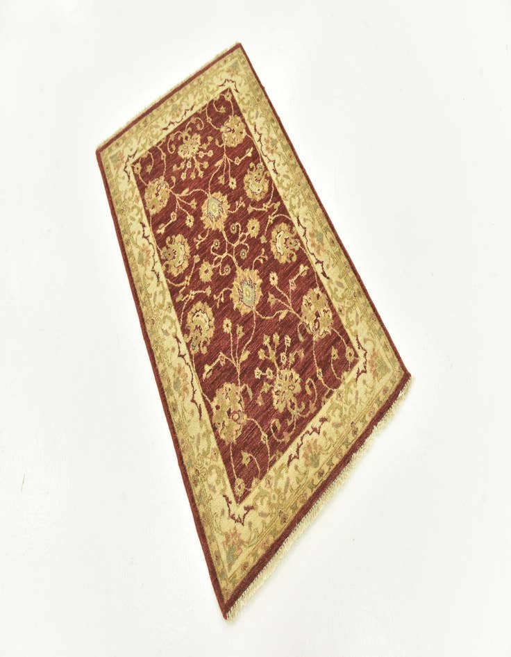 Detail image of 2' 7 x 4' 2  Hand Knotted Peshawar Ziegler Rug