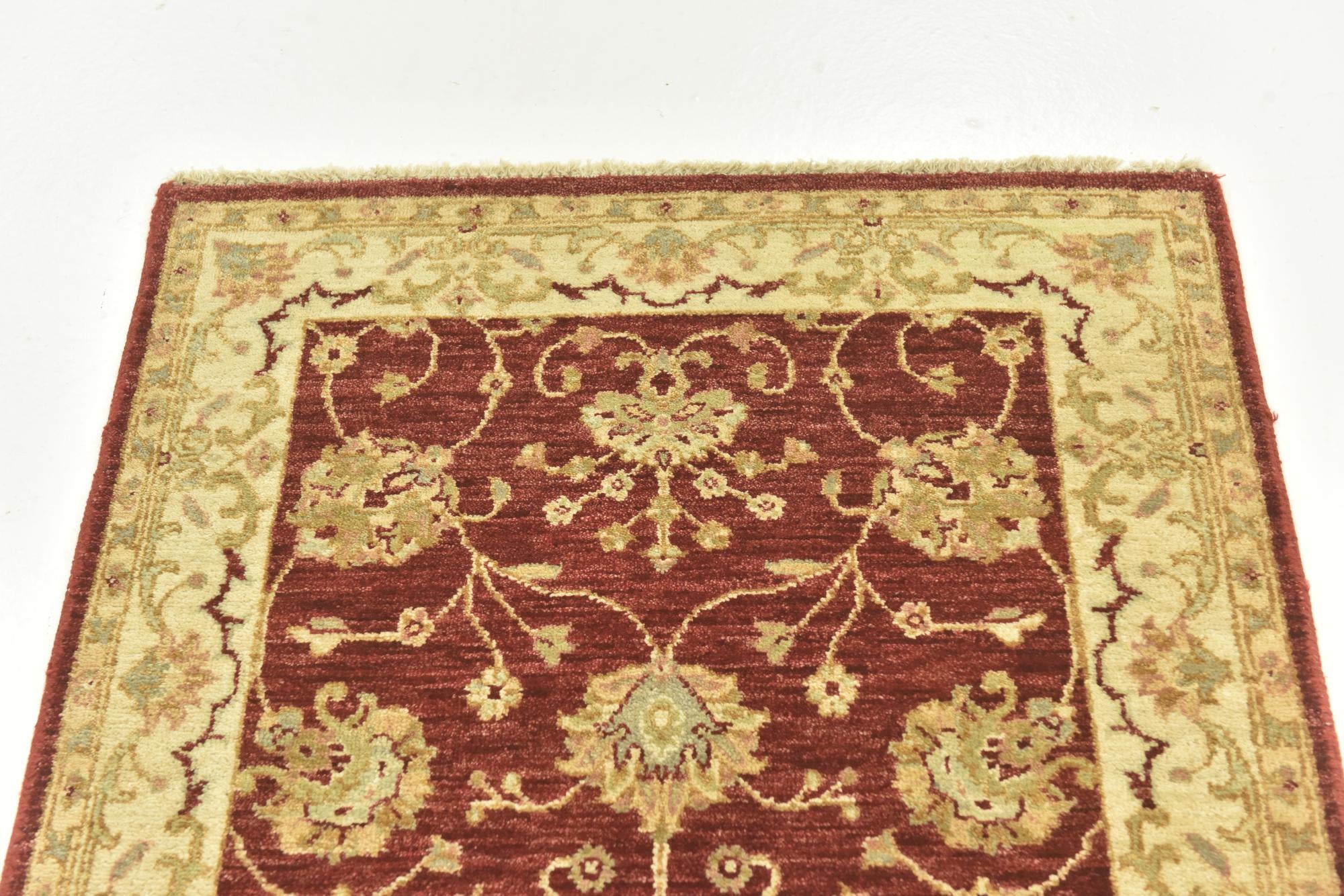 2' 7 x 4' 2 Hand Knotted Peshawar Ziegler Rug