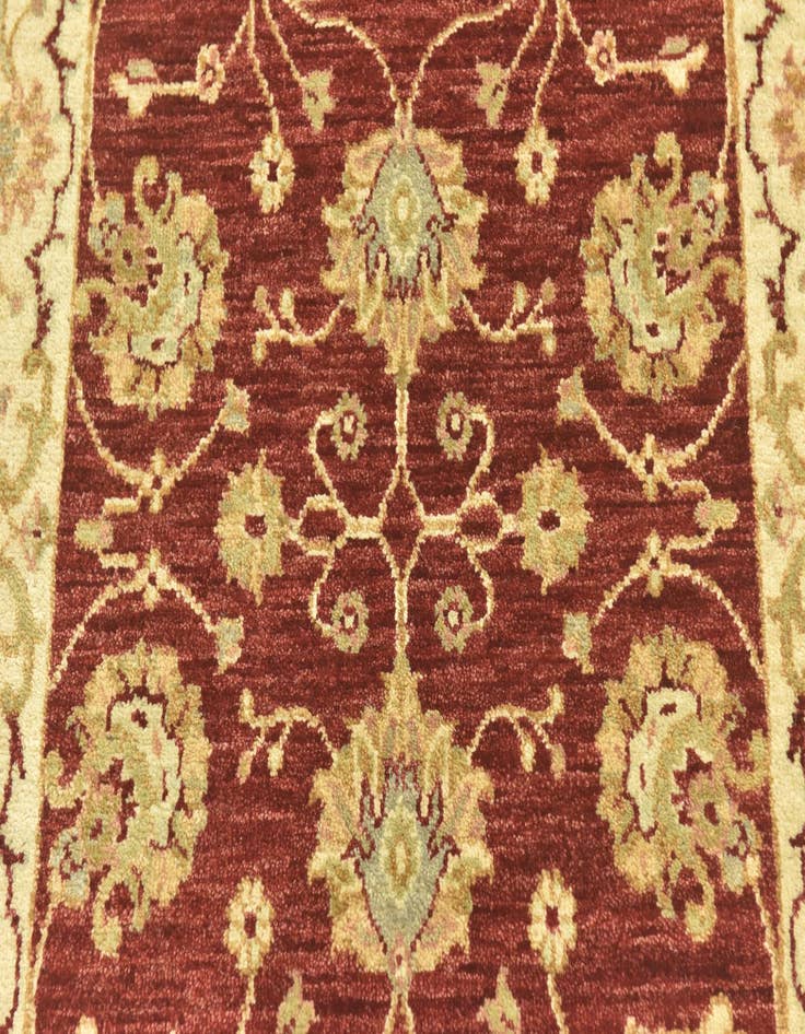 Detail image of 2' 7 x 4' 2  Hand Knotted Peshawar Ziegler Rug