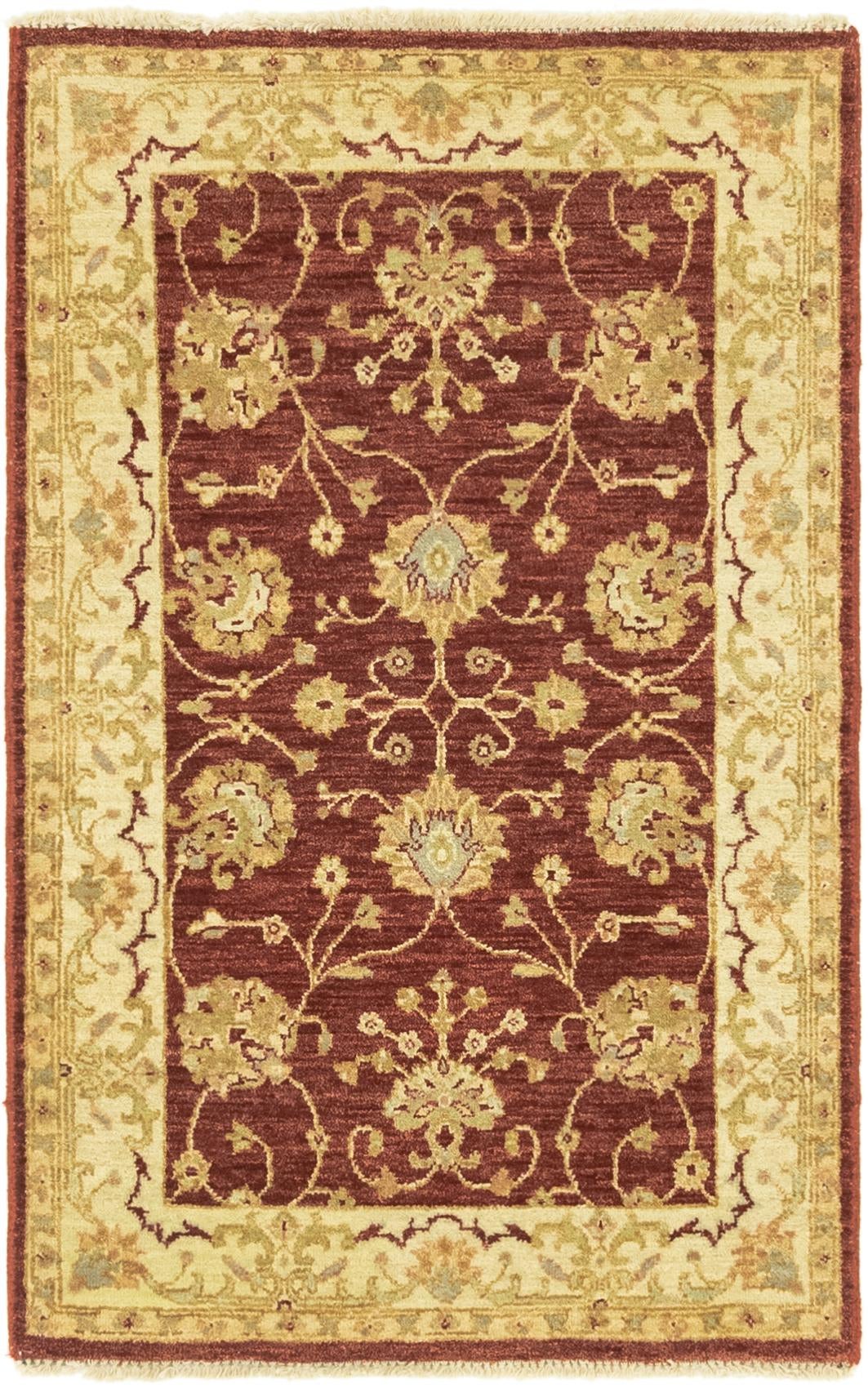 2' 7 x 4' 2 Hand Knotted Peshawar Ziegler Rug