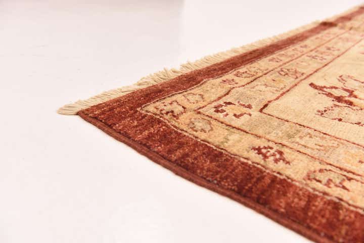 8' 11 x 12' 3 Hand Knotted Peshawar Ziegler Rug