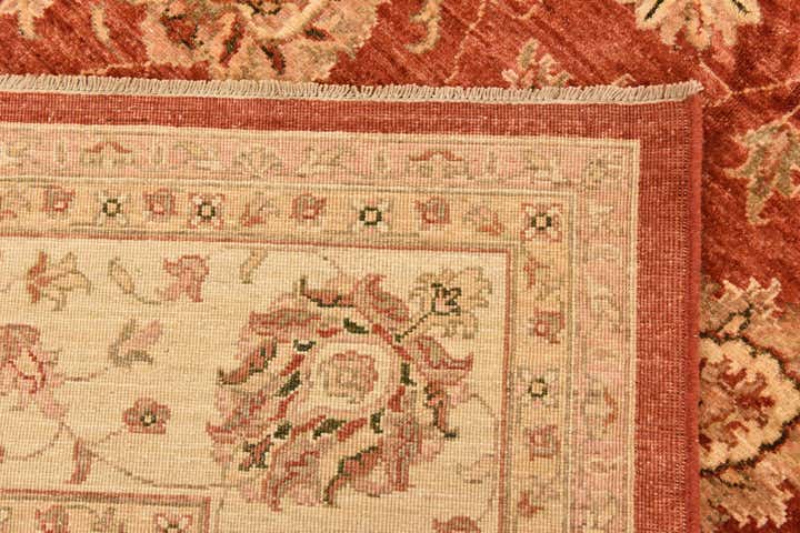 8' 2 x 11' Hand Knotted Peshawar Ziegler Rug