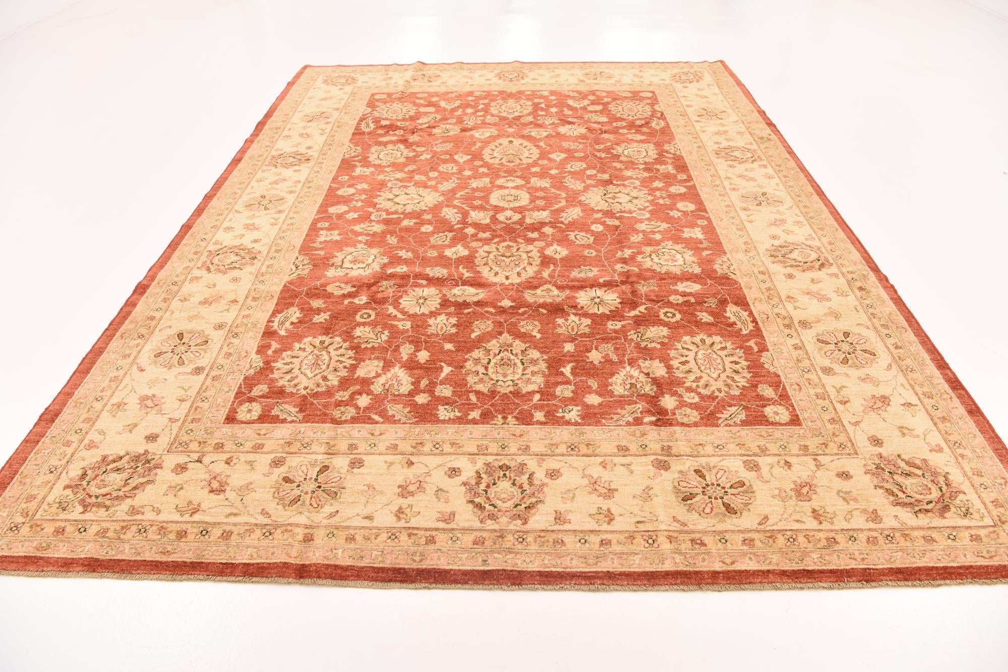 250cm x 335cm anudado a mano Peshawar Ziegler Alfombra