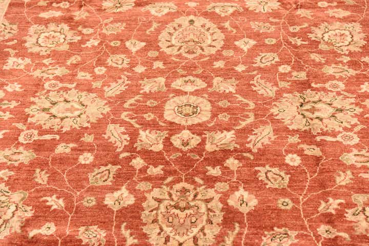 8' 2 x 11' Hand Knotted Peshawar Ziegler Rug