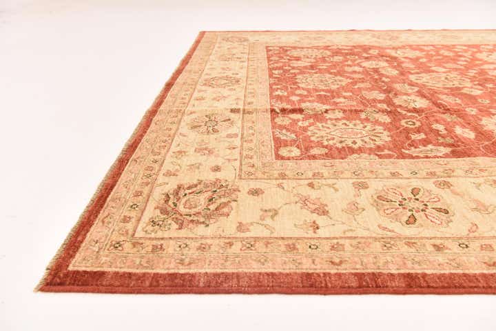 8' 2 x 11' Hand Knotted Peshawar Ziegler Rug