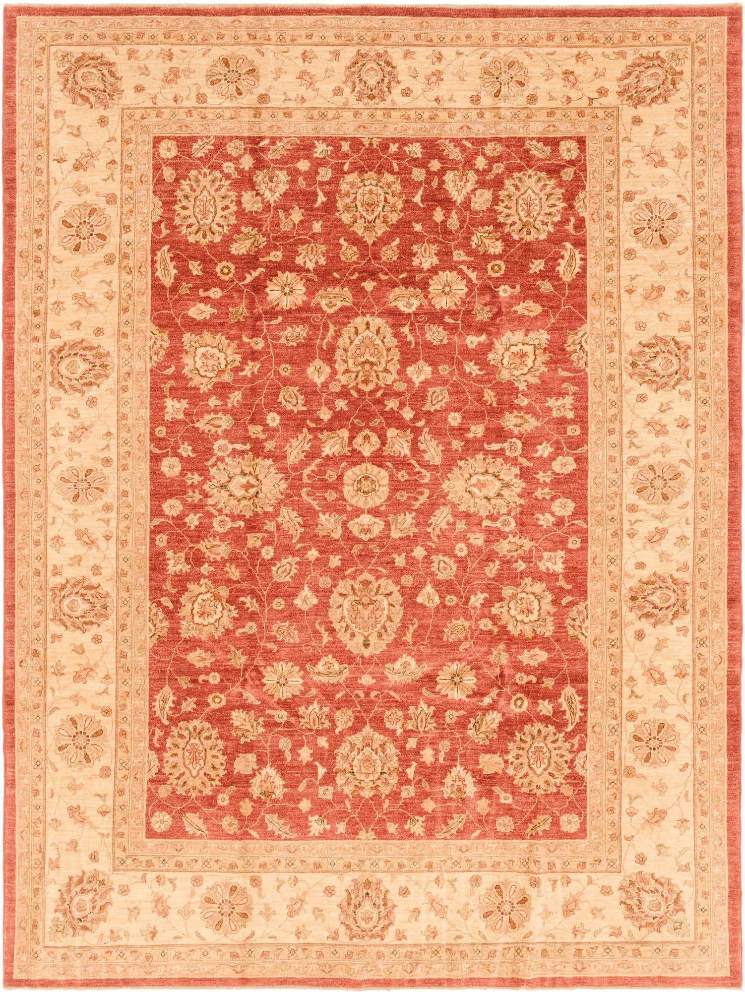 8' 2 x 11' Hand Knotted Peshawar Ziegler Rug