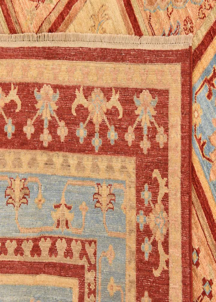 6' 9 x 10' Hand Knotted Peshawar Ziegler Rug