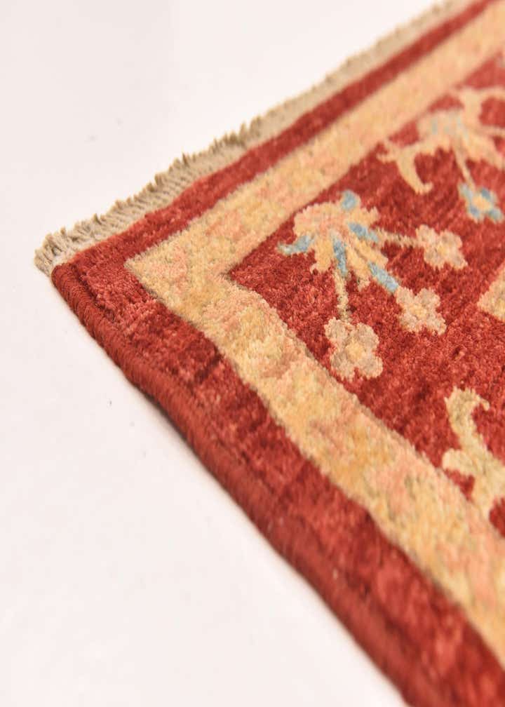 6' 9 x 10' Hand Knotted Peshawar Ziegler Rug