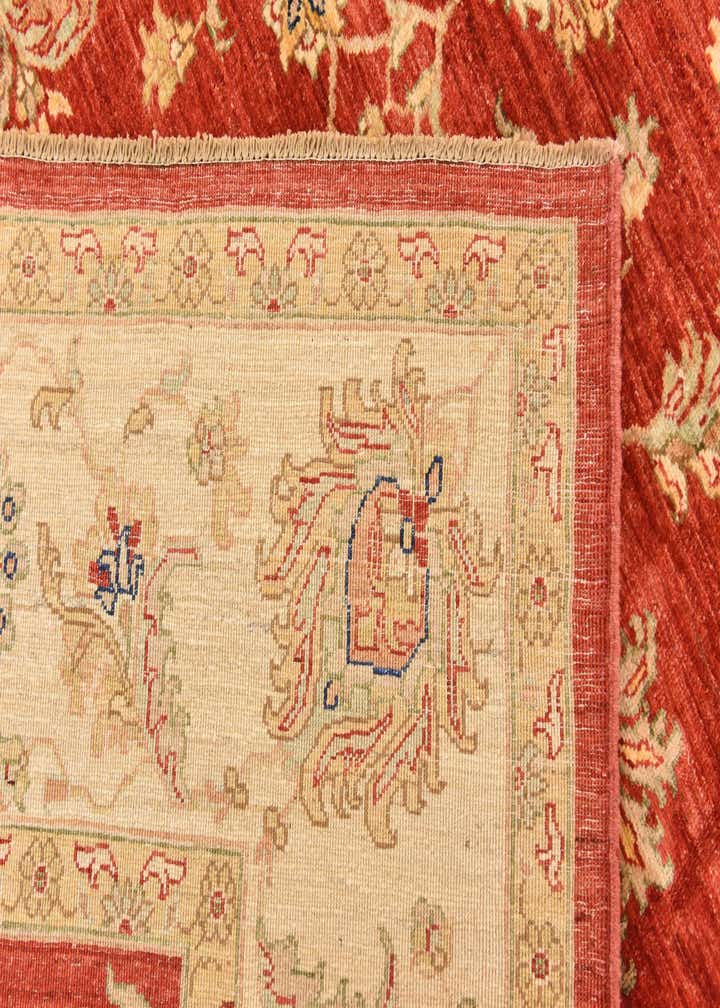 8' x 9' 6 Hand Knotted Peshawar Ziegler Rug