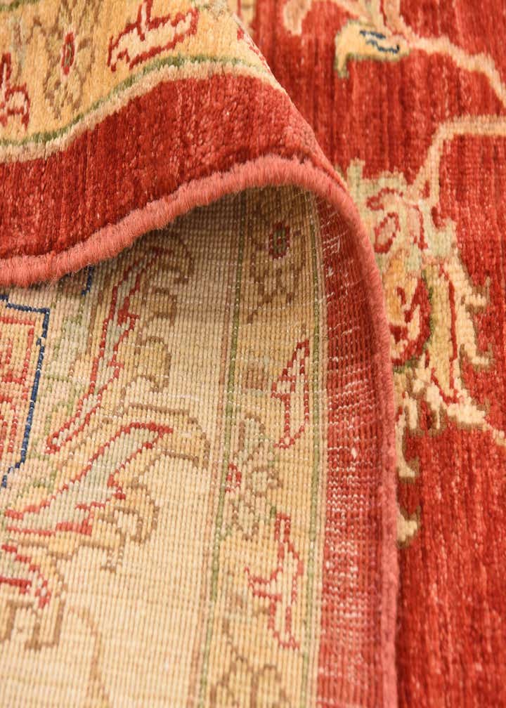 8' x 9' 6 Hand Knotted Peshawar Ziegler Rug