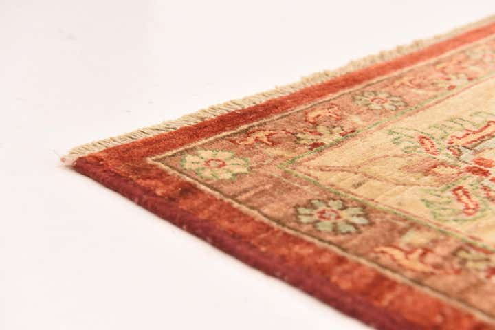 7' 10 x 9' 11 Hand Knotted Peshawar Ziegler Rug