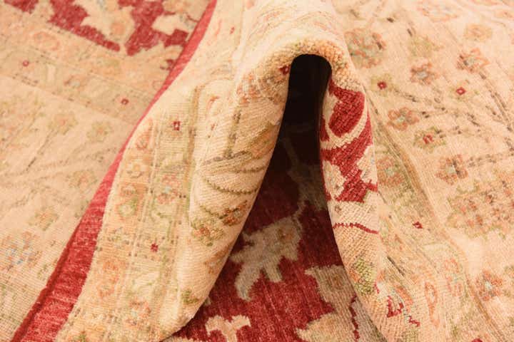 8' 4 x 11' 5 Hand Knotted Peshawar Ziegler Rug