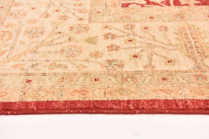 8' 4 x 11' 5 Hand Knotted Peshawar Ziegler Rug