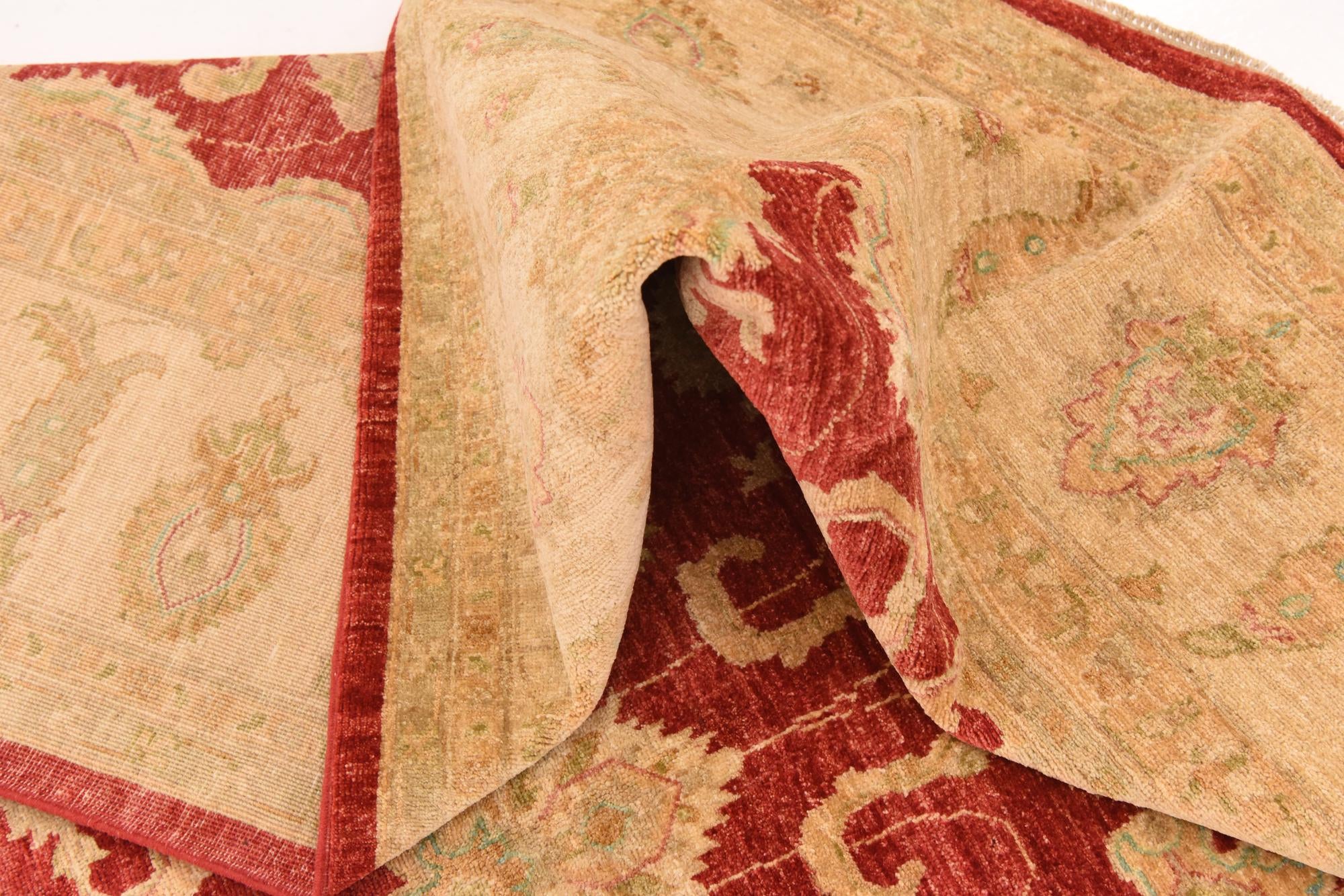 8' 3 x 11' 3 Hand Knotted Peshawar Ziegler Rug