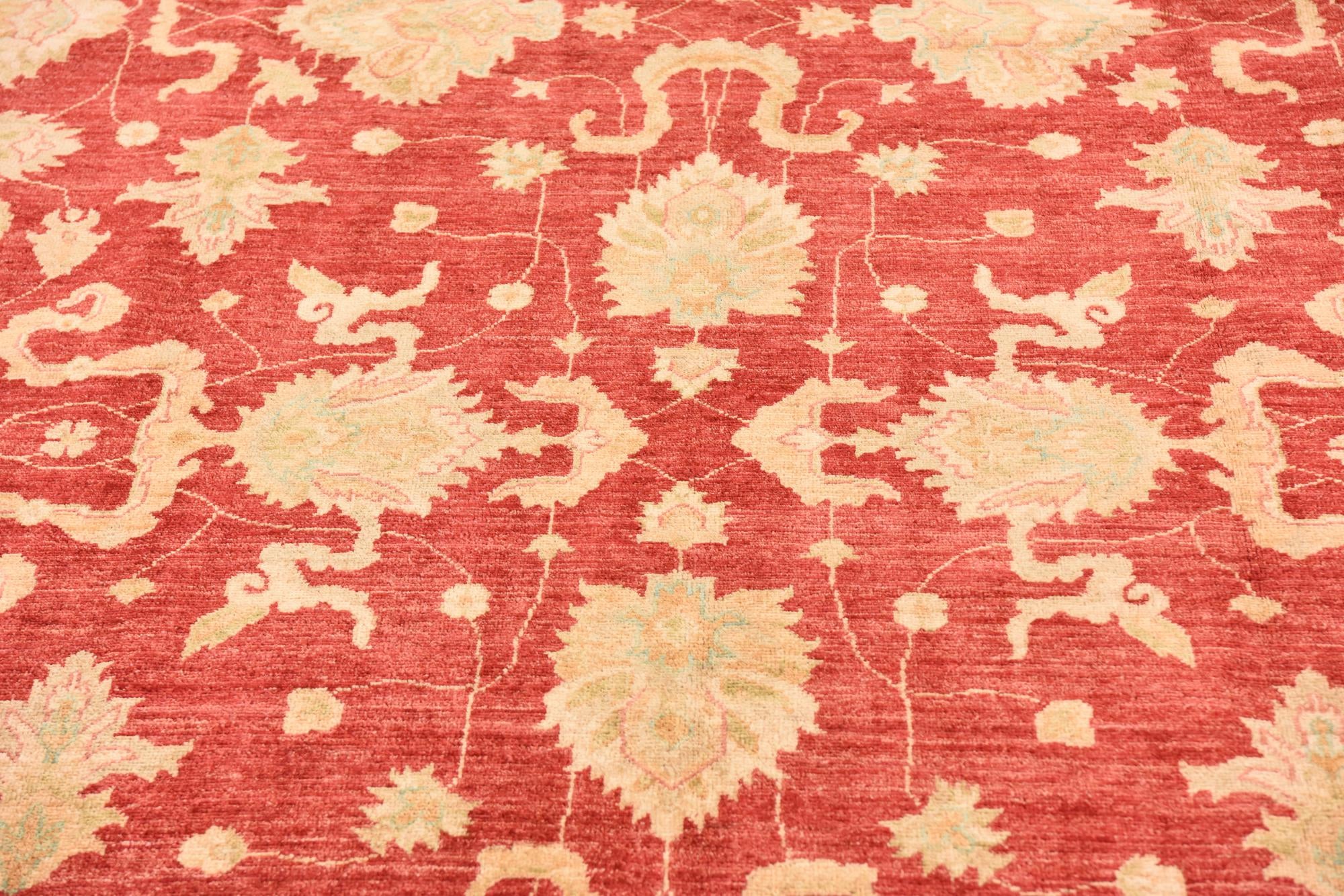 8' 3 x 11' 3 Hand Knotted Peshawar Ziegler Rug