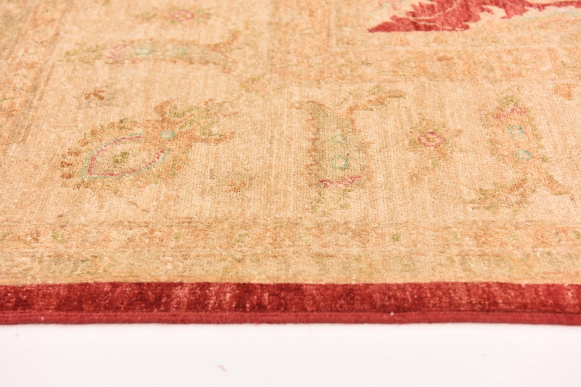 8' 3 x 11' 3 Hand Knotted Peshawar Ziegler Rug