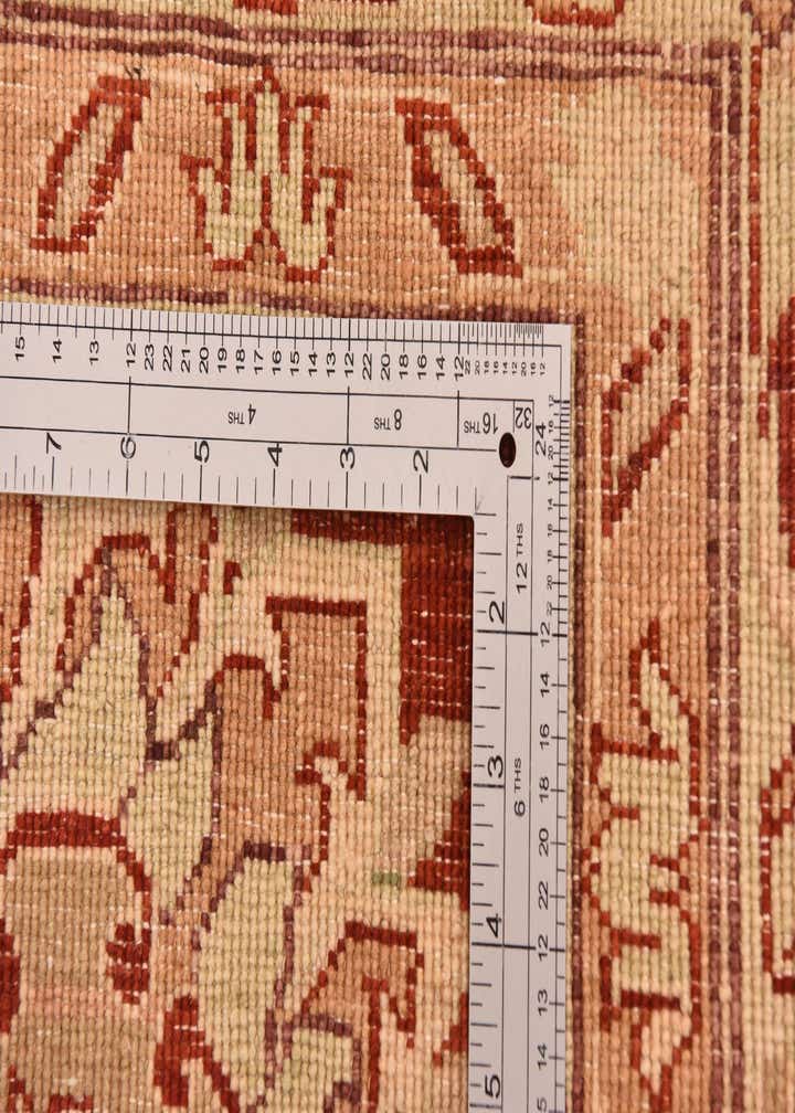 10' 11 x 14' 9 Hand Knotted Peshawar Ziegler Rug