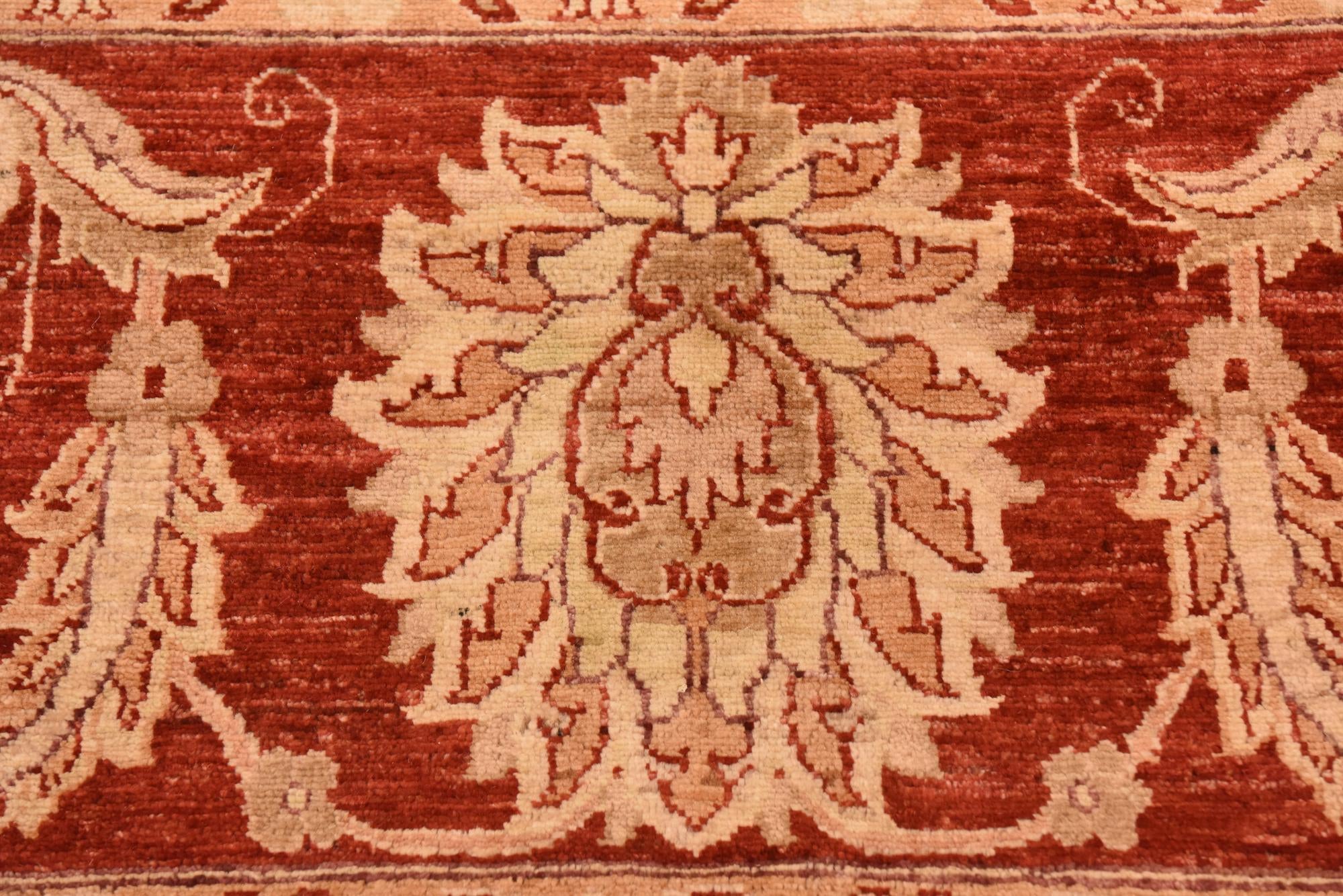 10' 11 x 14' 9 Hand Knotted Peshawar Ziegler Rug